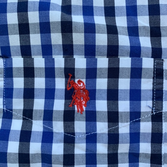 U.S. Polo Assn. Plaid Button Down Long Sleeve Shirt - Picture 7 of 8